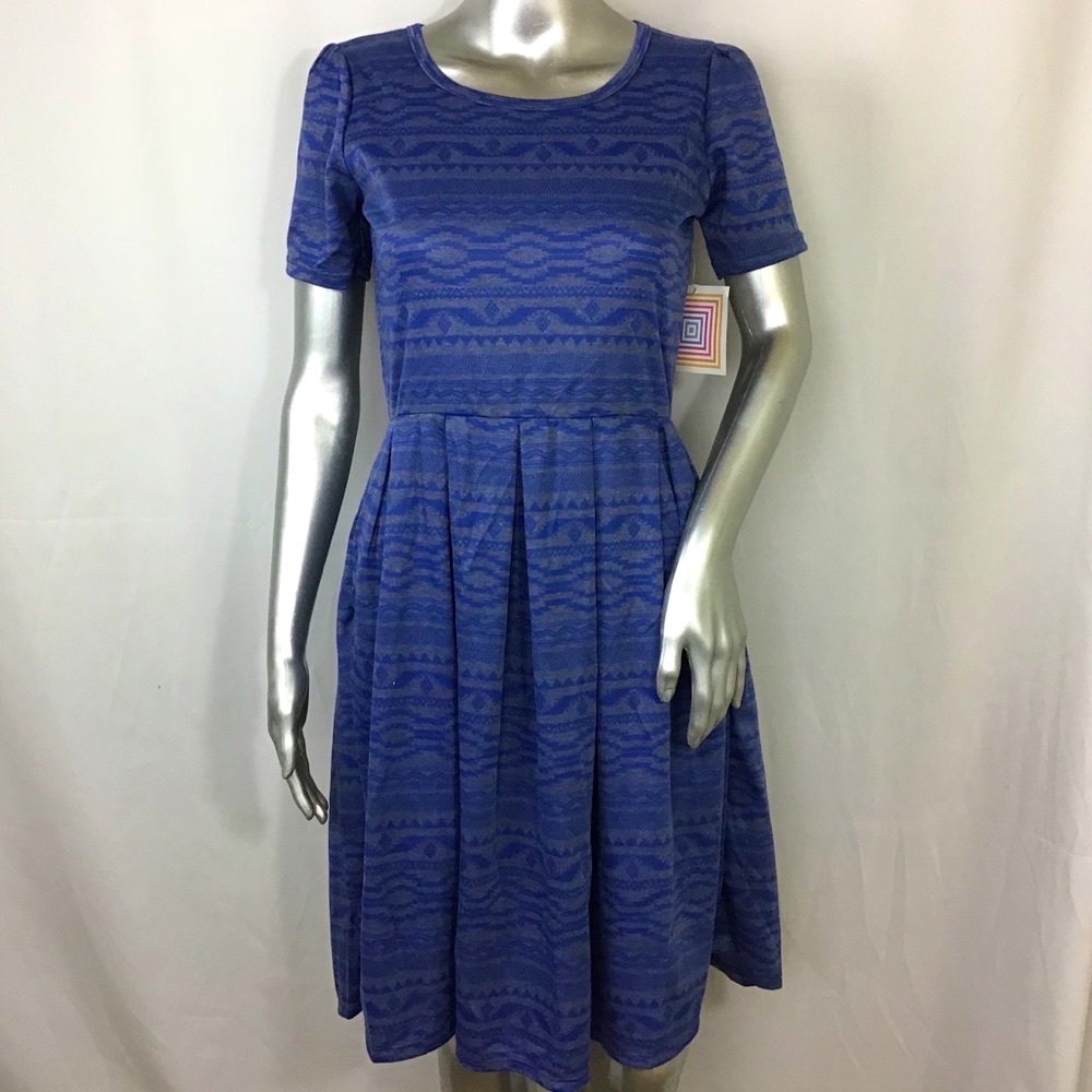 LuLaRoe Jacquard Amelia Dress S